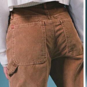 UO BDG Khaki Corduroy High-Waisted “Mom” 80’s Style Straight Ankle Pants Size 2